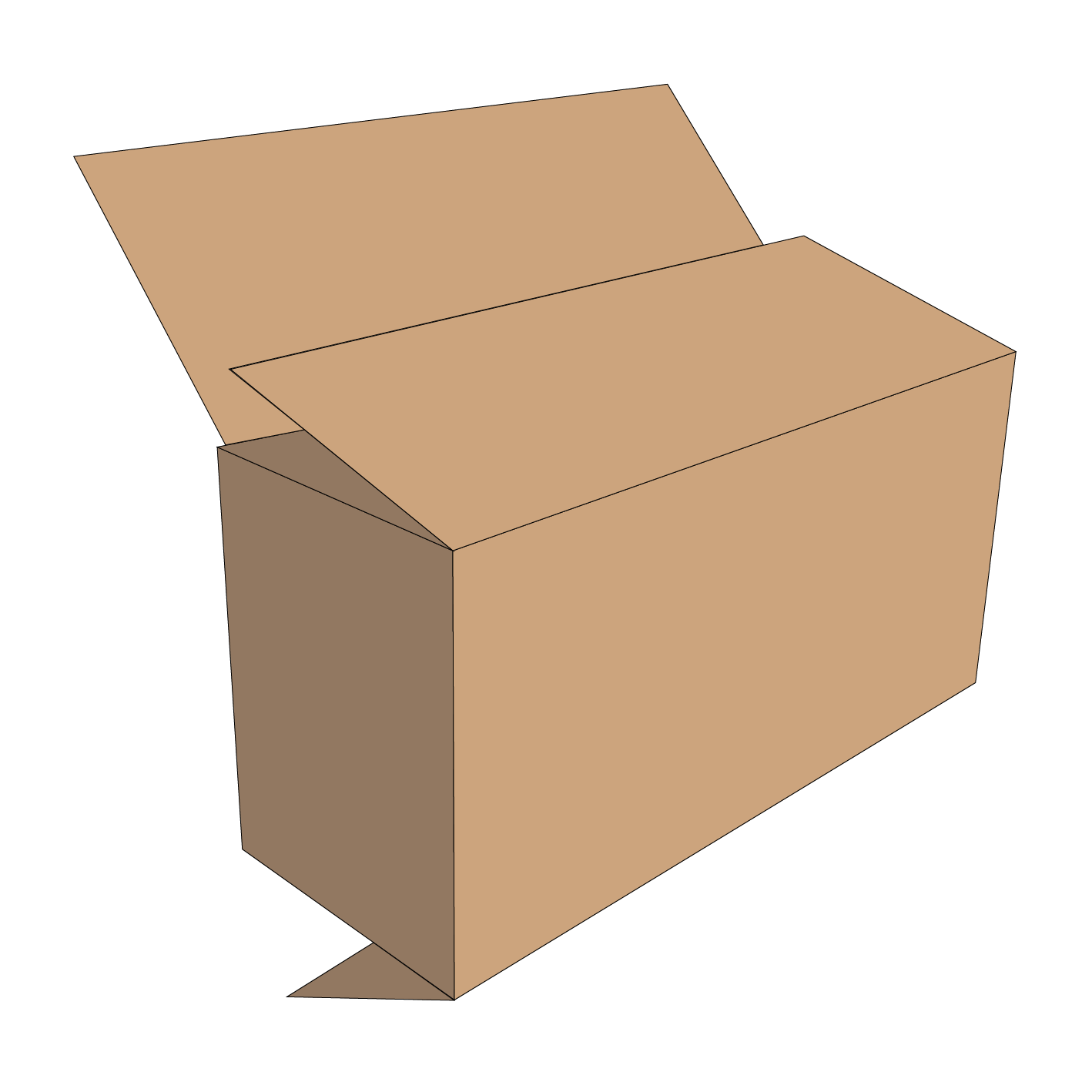 Cardboard Box PNG Pic