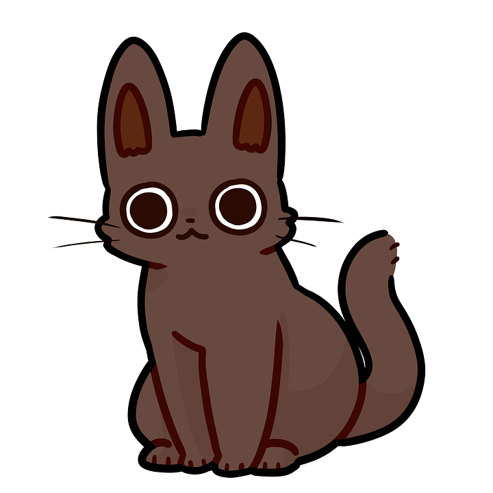 Cartoon Cat Background PNG