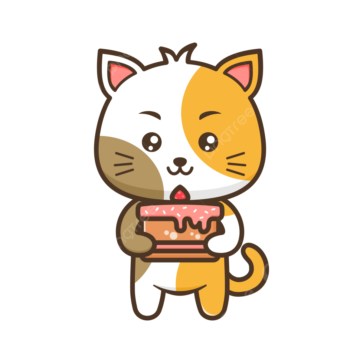 Cartoon Cat PNG Cutout