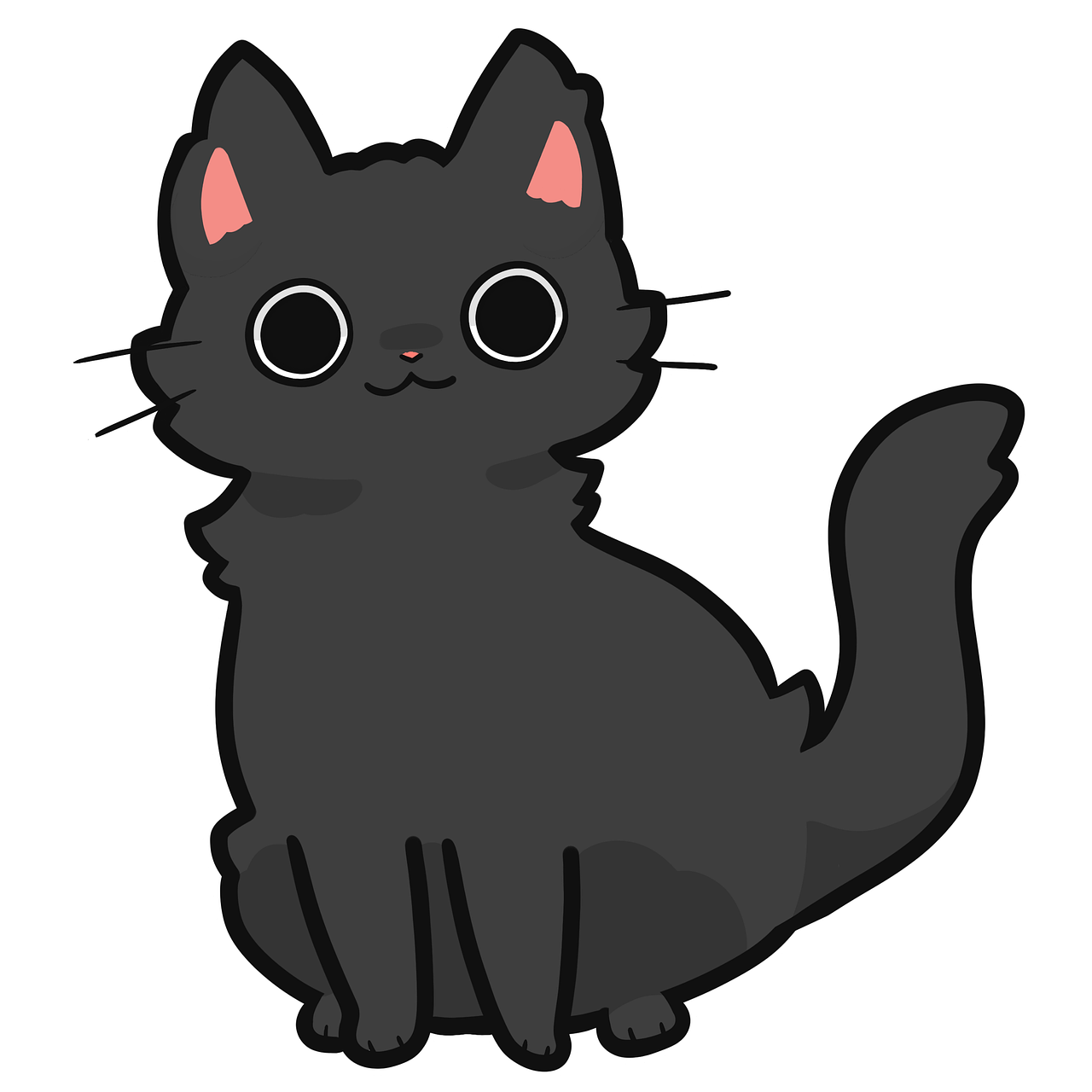 Cartoon Cat PNG Image File