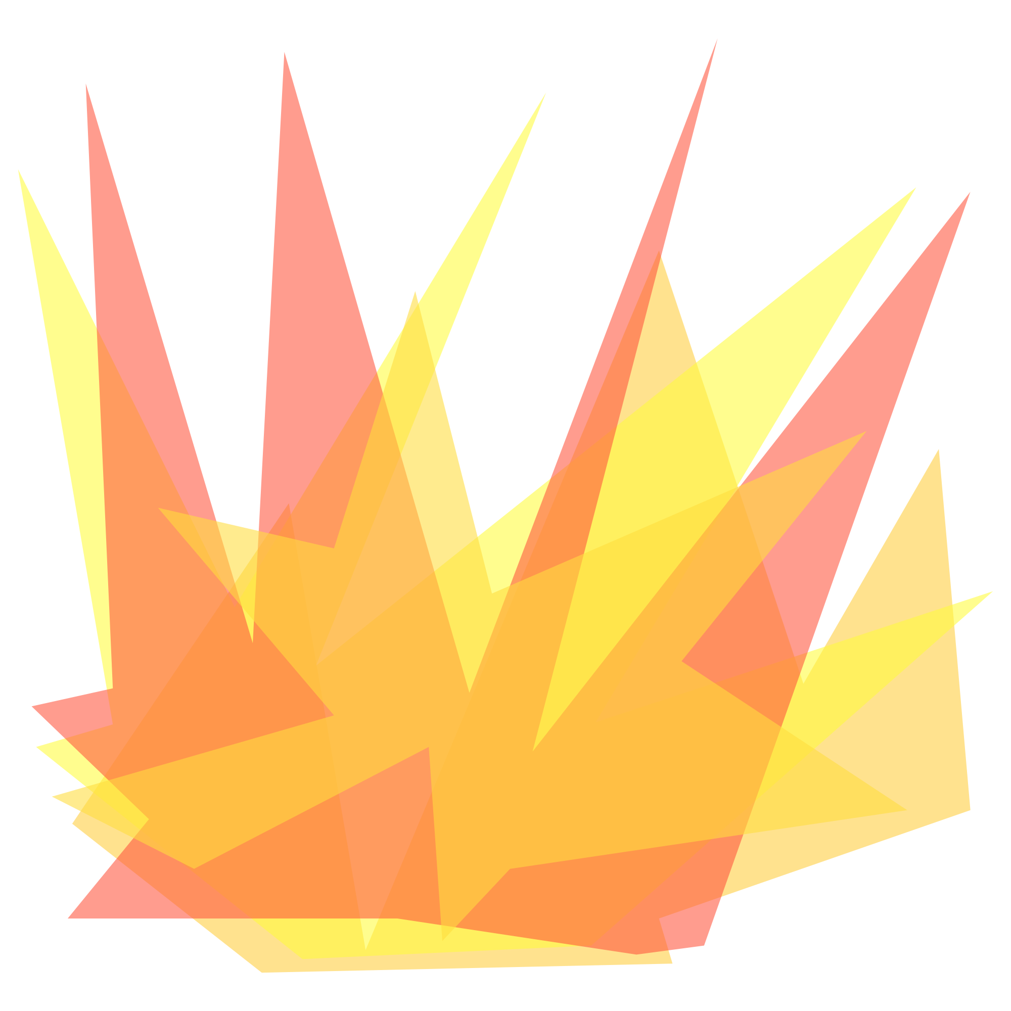 Cartoon Explosion Background PNG