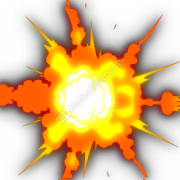 Cartoon Explosion PNG Background
