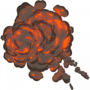 Cartoon Explosion PNG Cutout
