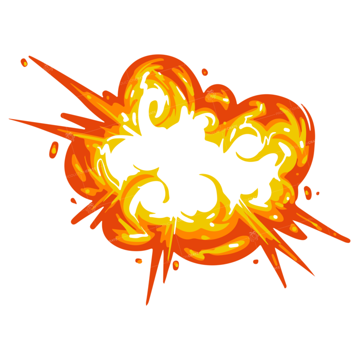 Cartoon Explosion PNG File