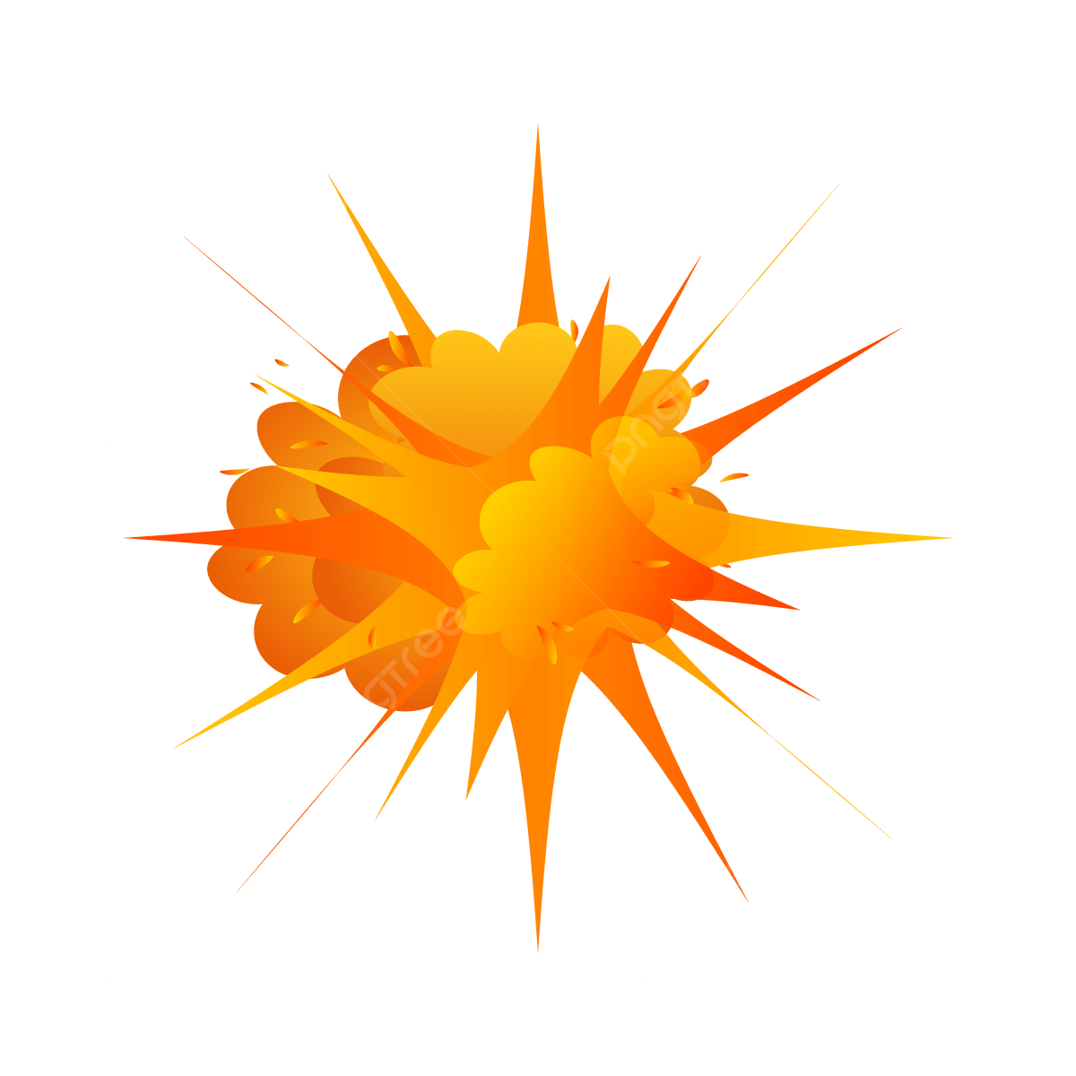Cartoon Explosion PNG Image File
