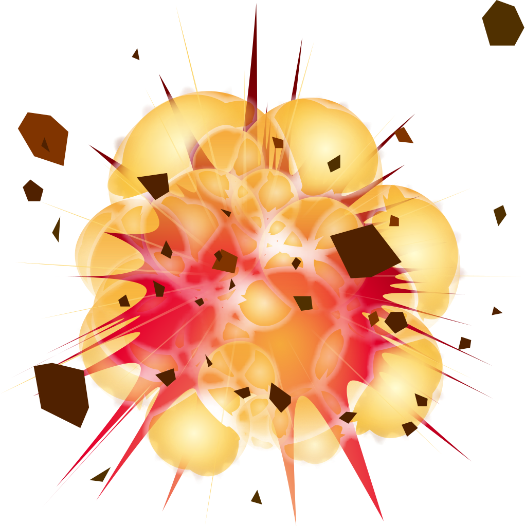 Cartoon Explosion PNG Pic