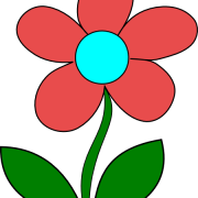 Cartoon Flower Background PNG