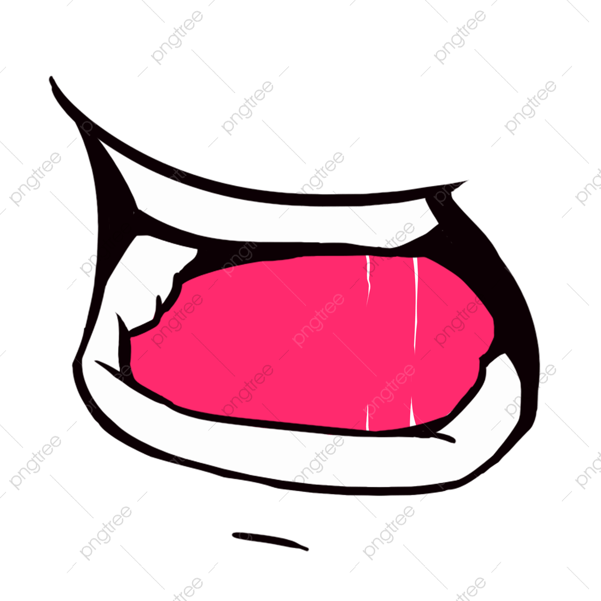 Cartoon Mouth PNG Image HD