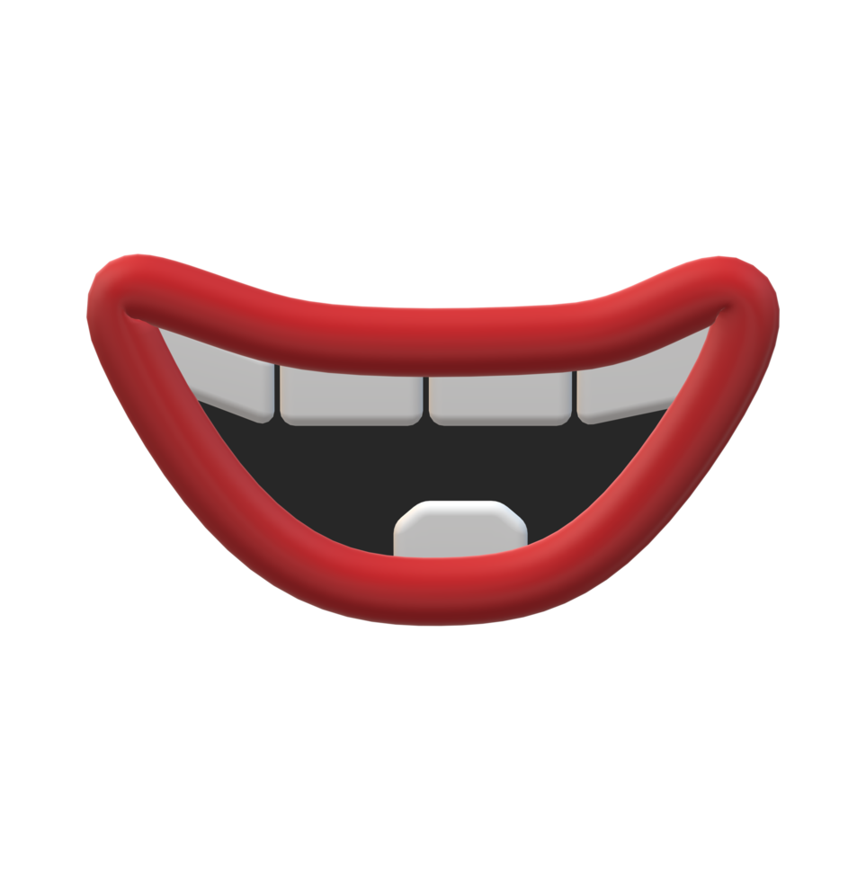 Cartoon Mouth PNG