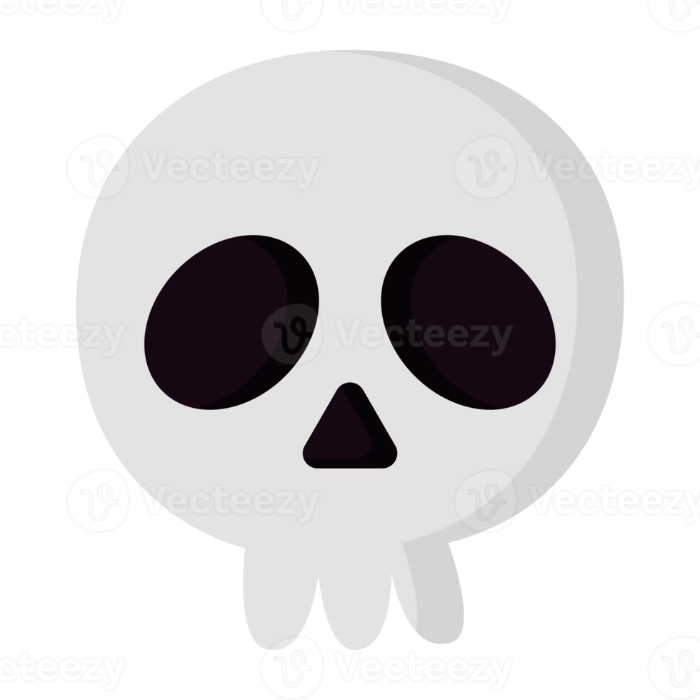 Cartoon Skull PNG Cutout