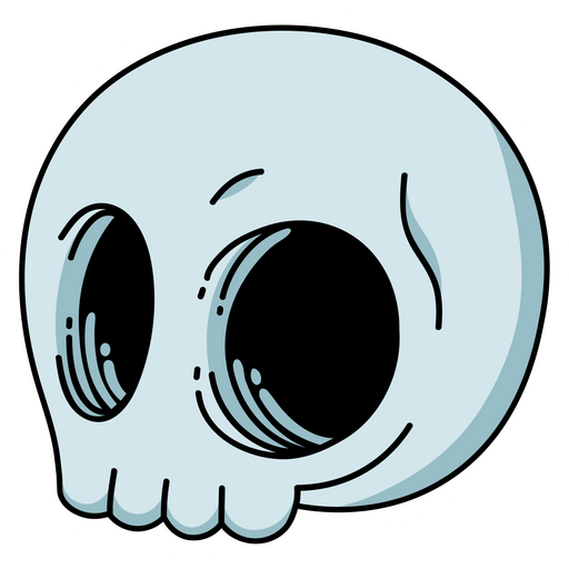 Cartoon Skull PNG Image File