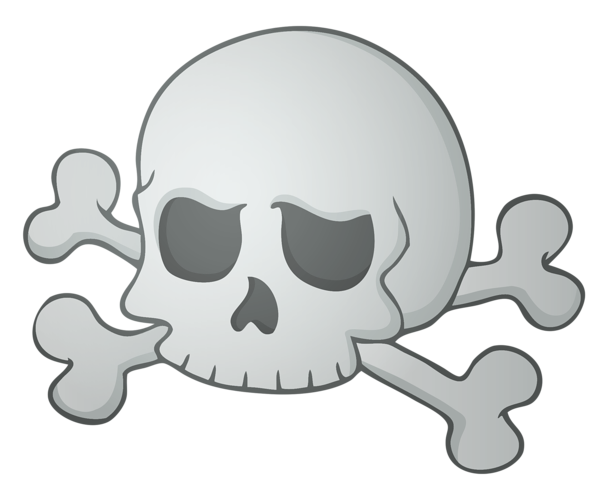 Cartoon Skull PNG Image
