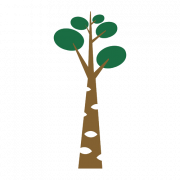 Cartoon Tree PNG Image File