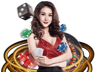 Casino Girl PNG Images