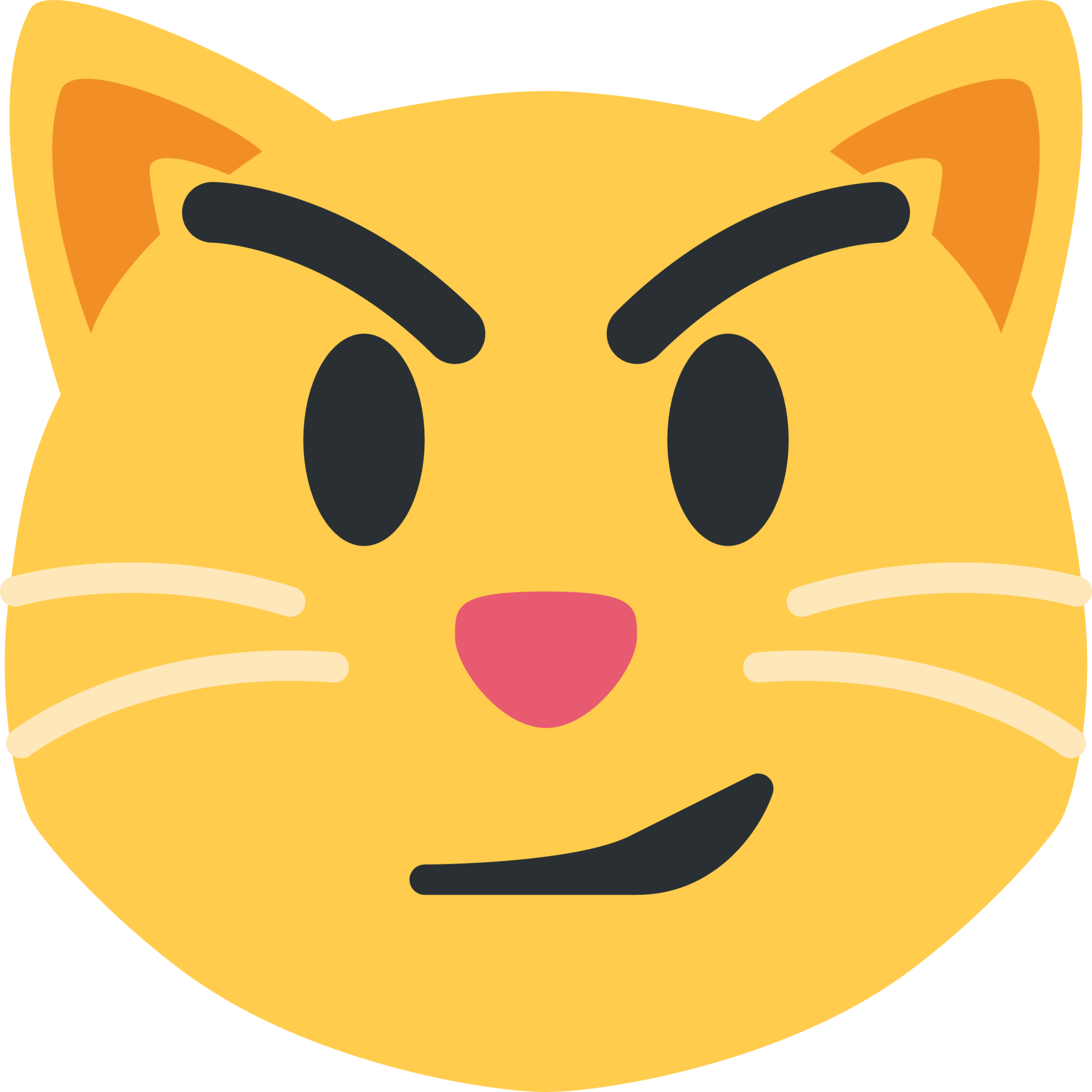 Cat Emoji PNG Cutout