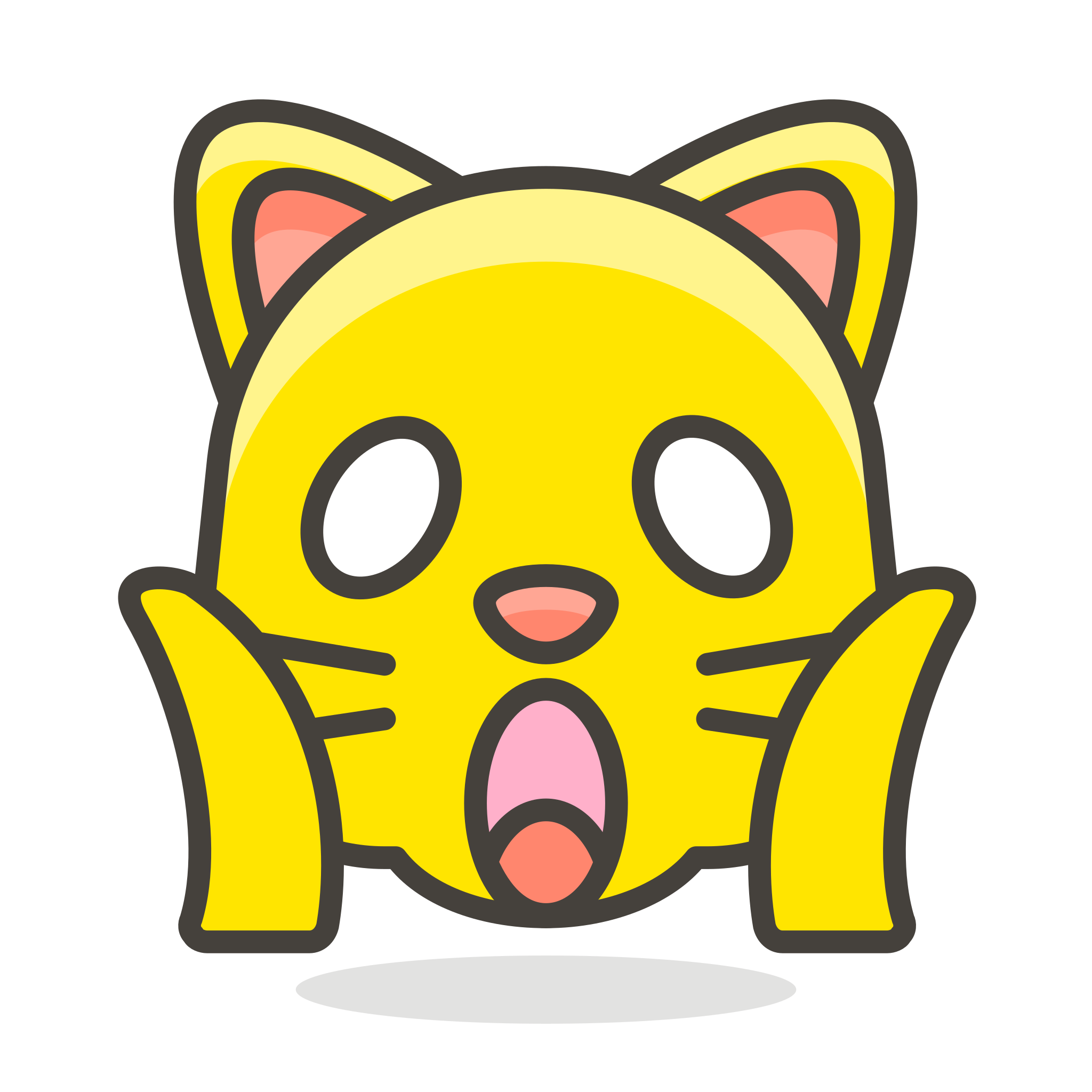 Cat Face Background PNG