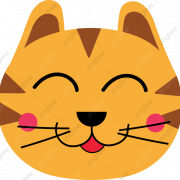 Cat Face PNG File