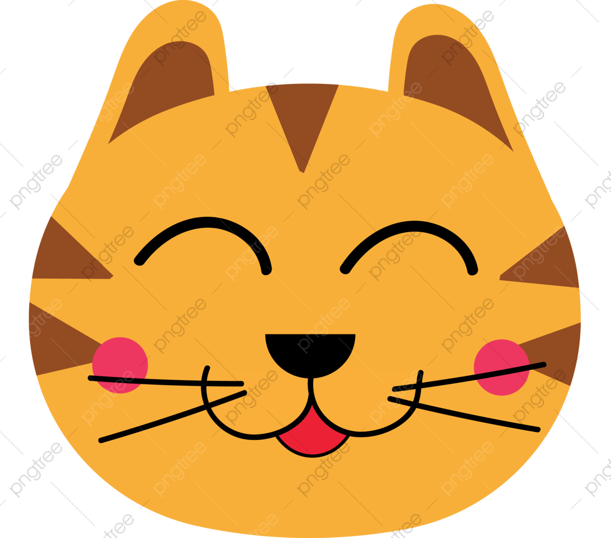 Cat Face PNG File