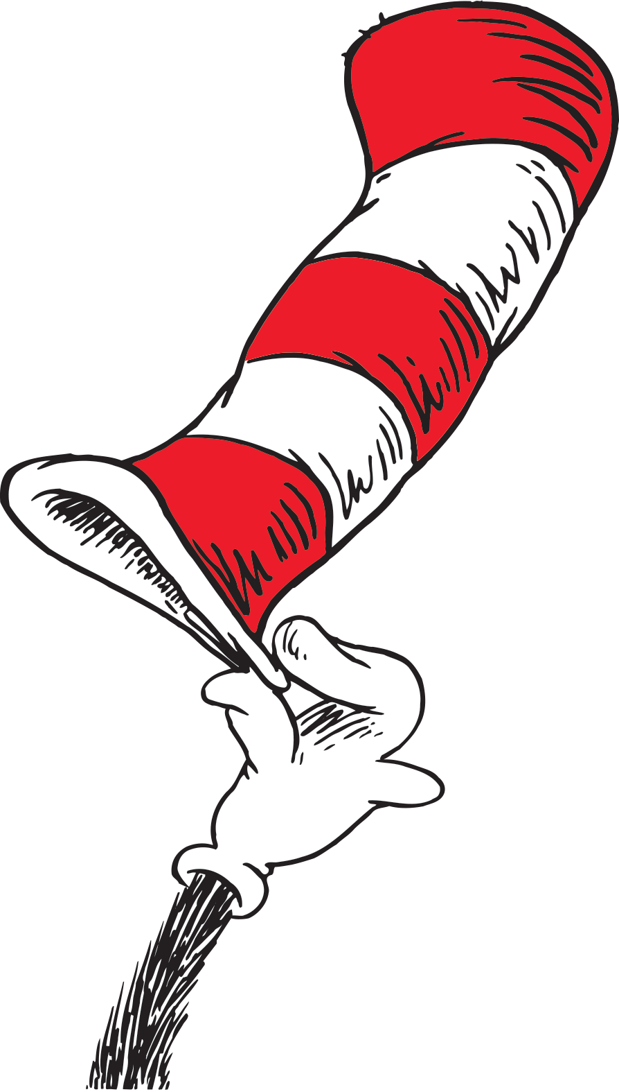 Cat In The Hat Background PNG