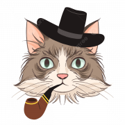 Cat In The Hat PNG Free Image