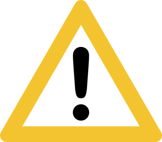 Caution Sign PNG Background