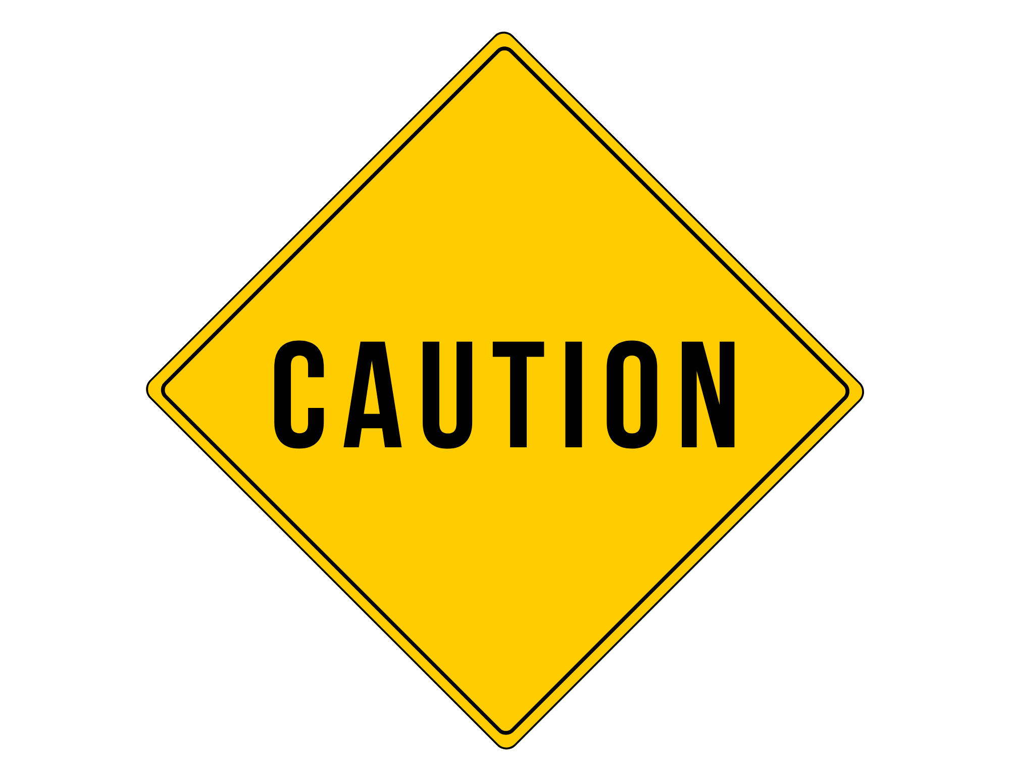 Caution Sign PNG Image
