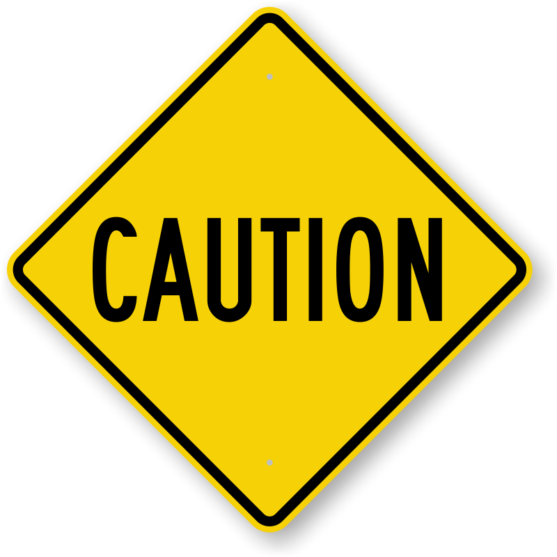 Caution Sign PNG Images HD