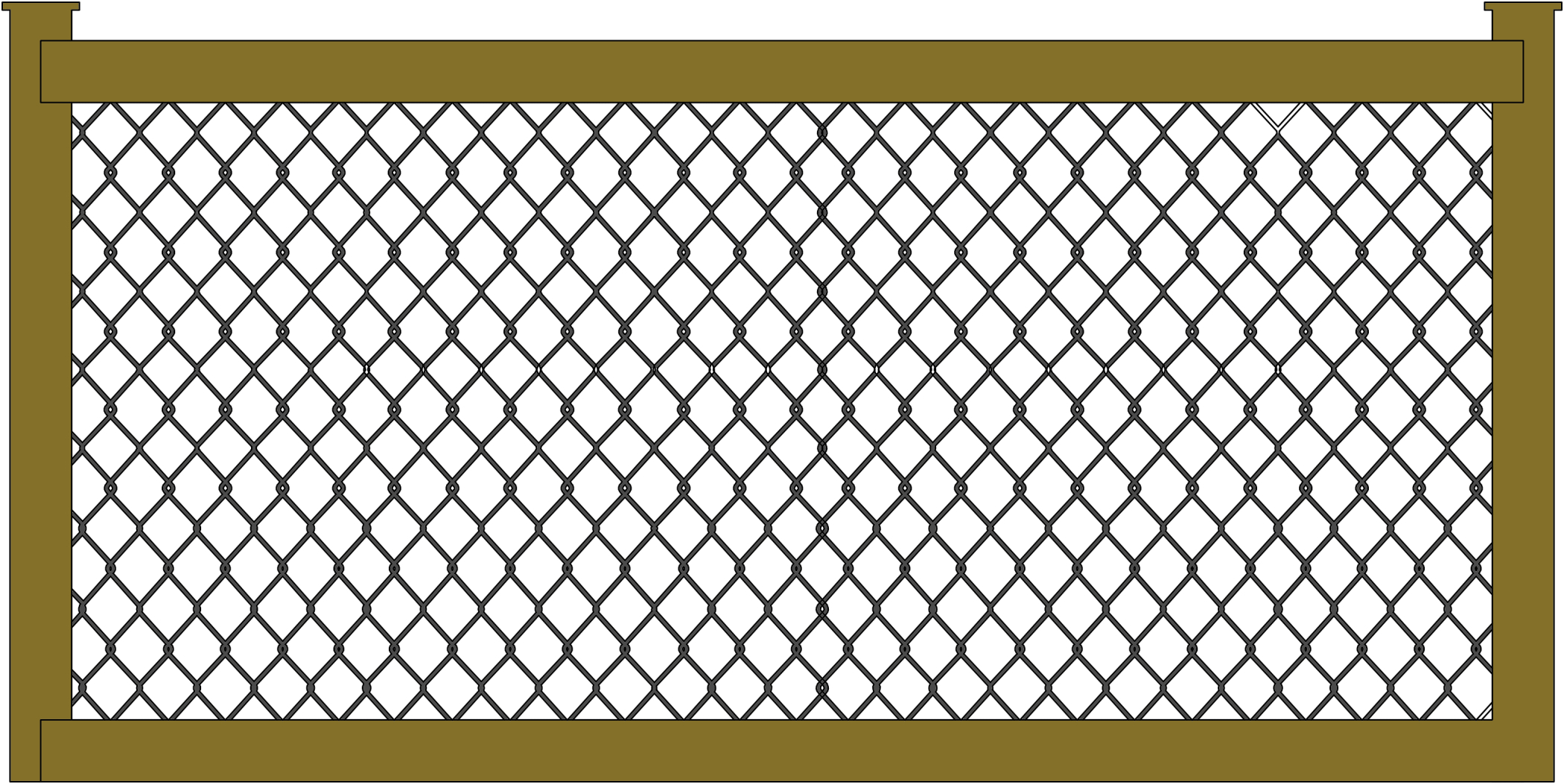 Chain Link Fence PNG Image