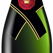 Champagne Bottle PNG Free Image