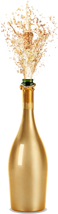 Champagne Bottle PNG Photos