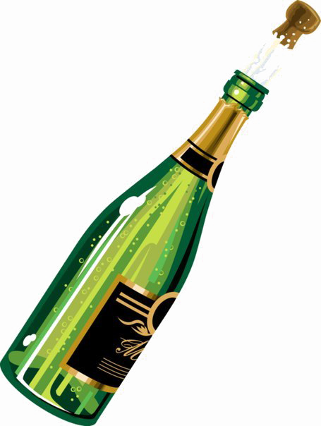 Champagne Bottle PNG