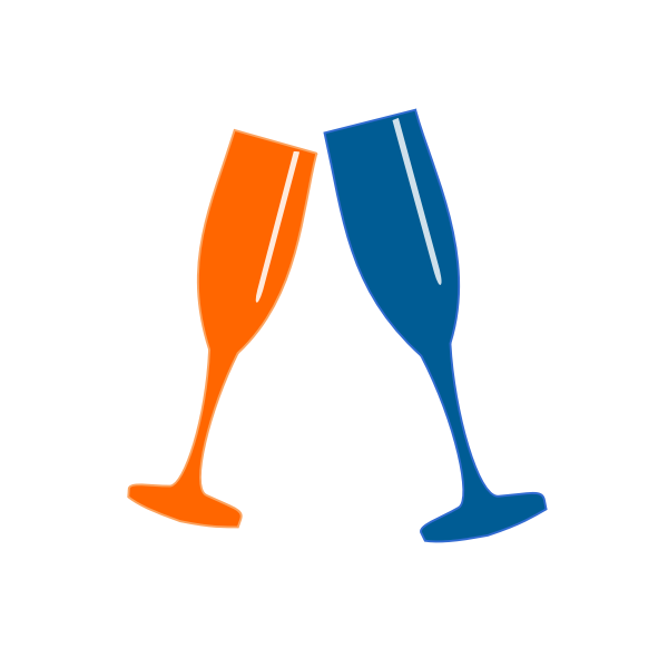 Champagne Glasses PNG Image