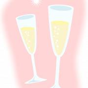 Champagne Glasses PNG Photo