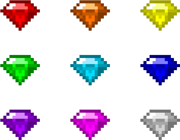 Chaos Emeralds PNG HD Image