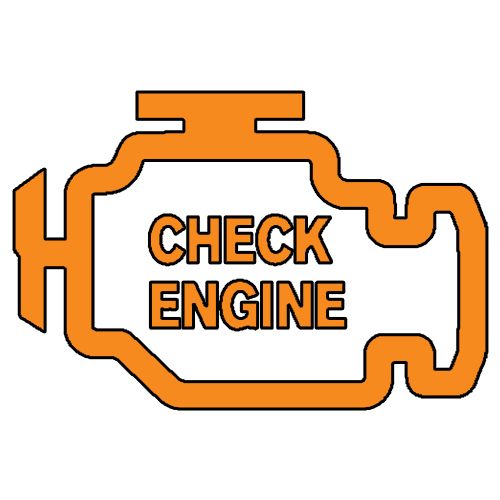 Check Engine Light PNG Cutout