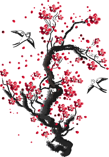 Cherry Blossom Tree PNG Image File