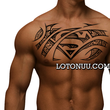 Chest Tattoo PNG HD Image