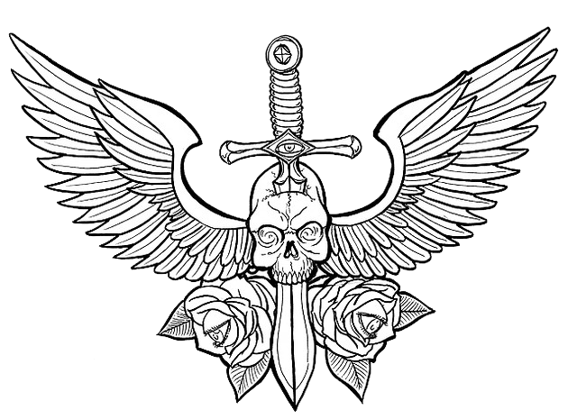 Chest Tattoo PNG Image