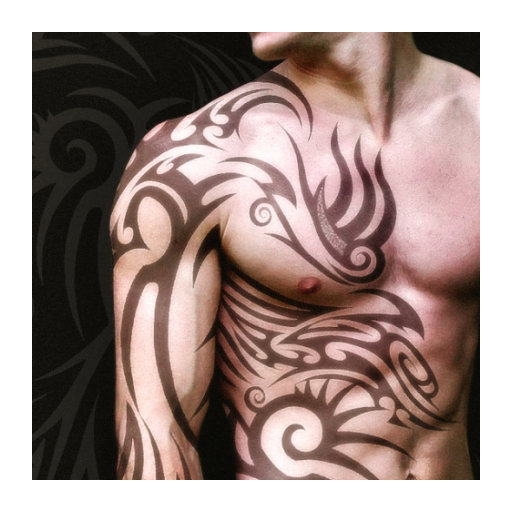 Chest Tattoo PNG Pic