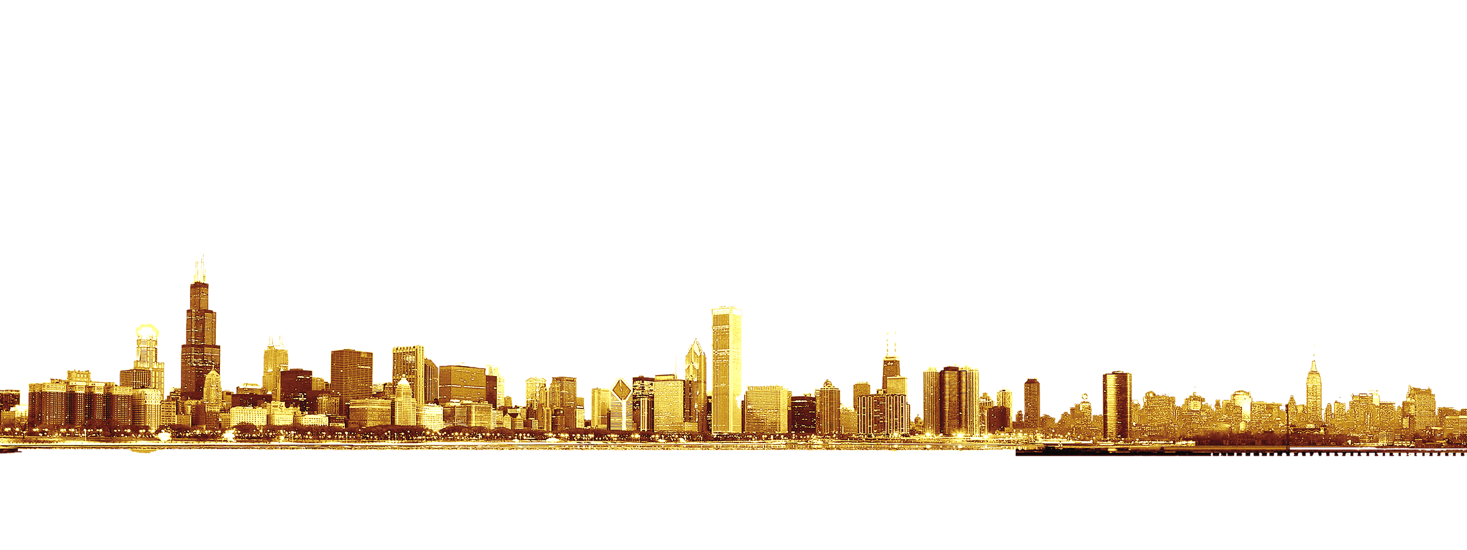 Chicago Skyline Background PNG