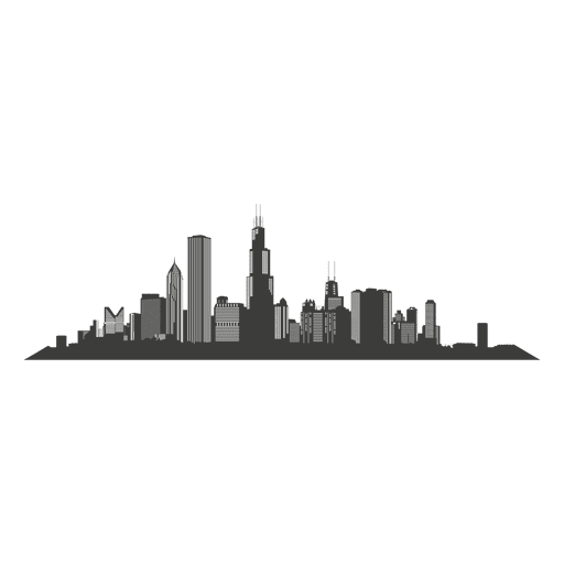 Chicago Skyline PNG Clipart