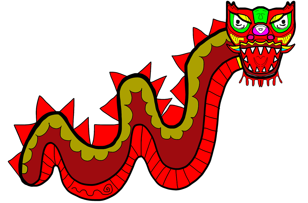 China Dragon PNG Background