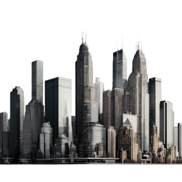 City Skyline PNG Images HD