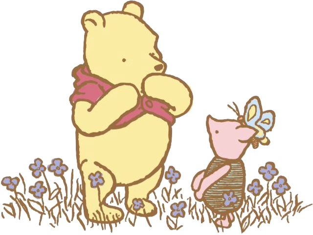 Classic Winnie The Pooh PNG File