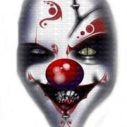 Clown Face Background PNG
