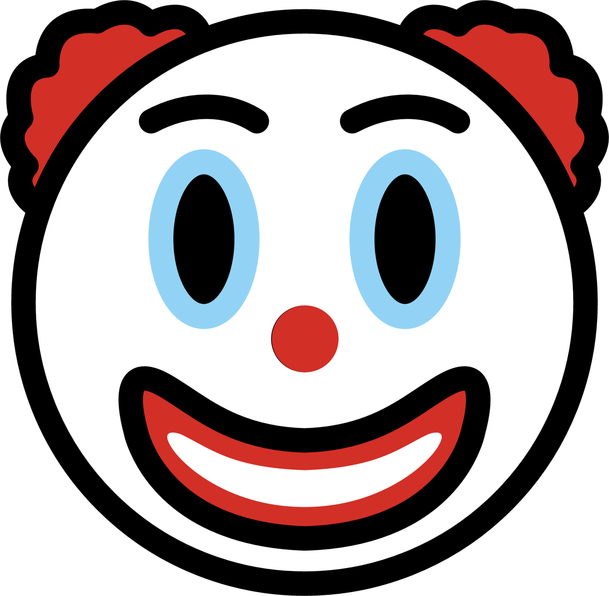 Clown Face PNG Clipart