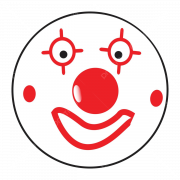 Clown Face PNG Cutout
