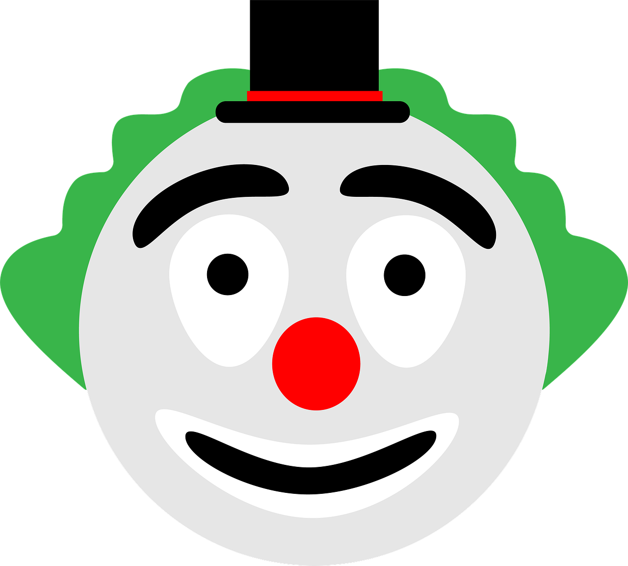 Clown Face PNG HD Image