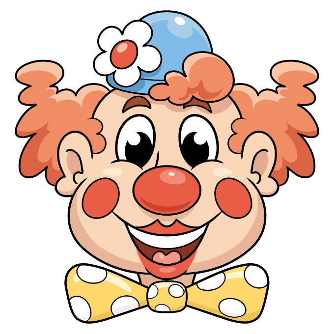 Clown Face PNG Image File