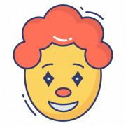 Clown Face PNG Picture